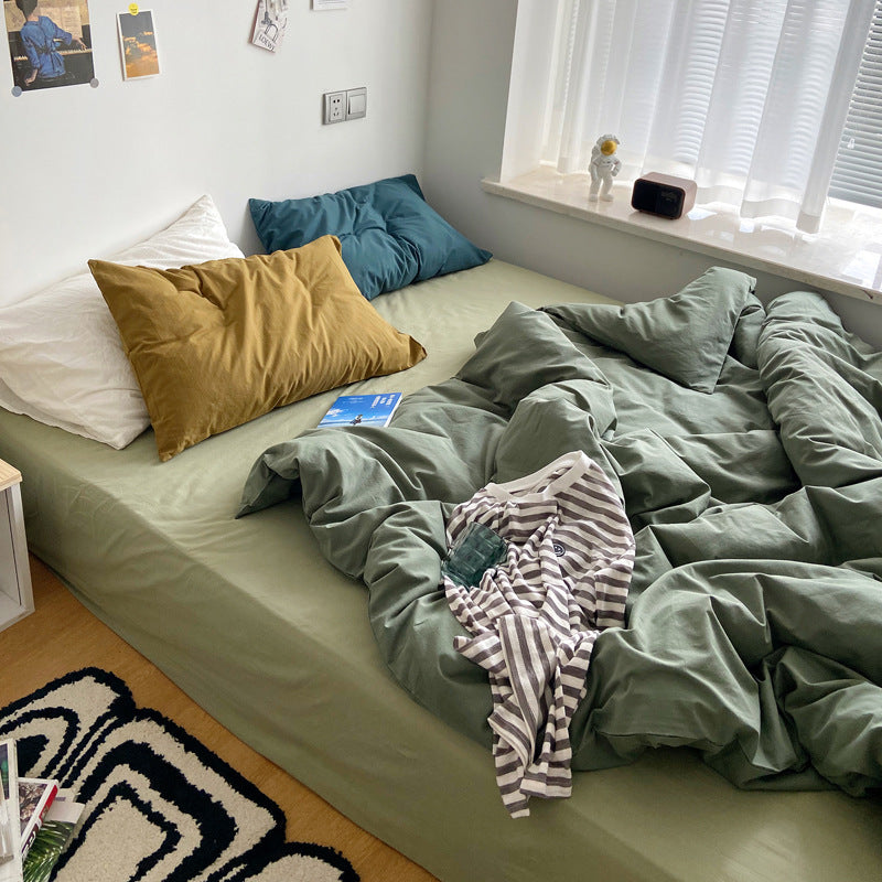 Earthy Color Combo Bedsheet Set - Starhauz.com