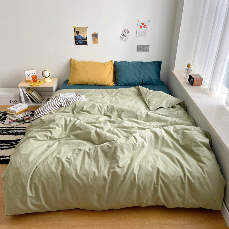Earthy Color Combo Bedsheet Set - Starhauz.com