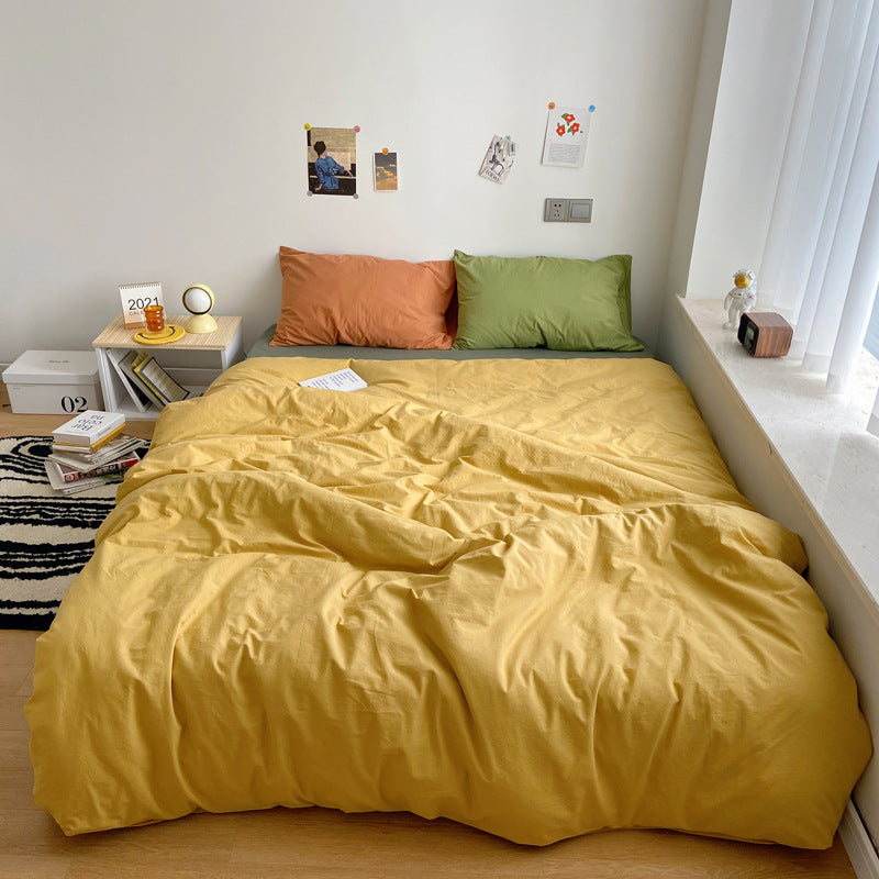 Earthy Color Combo Bedsheet Set - Starhauz.com