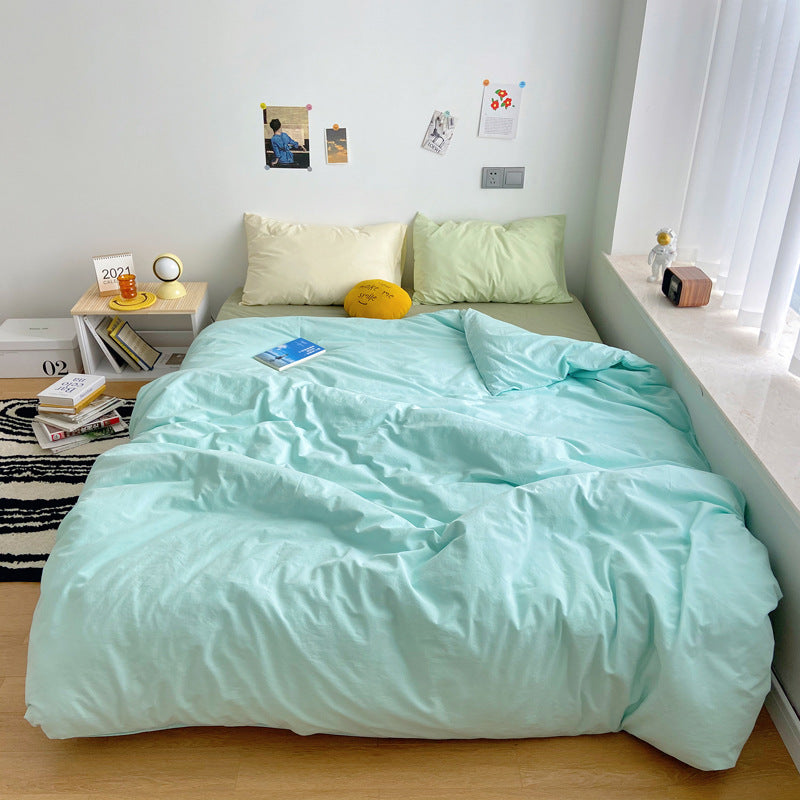 Aesthetic Pastel Color Combo Bedsheet Set - Starhauz.com