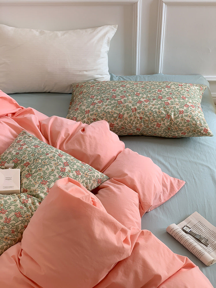Cottagecore Pastel Duvet Bedding Set - Starhauz.com