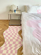 Danish Pastel Wavy Checkered Rugs - Starhauz.com