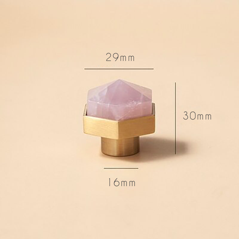 Luxury Natural Crystal Cabinet Handle - Starhauz.com