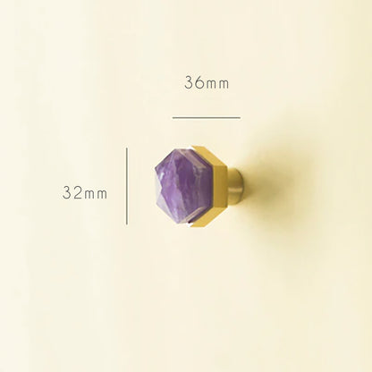 Luxury Natural Crystal Cabinet Handle - Starhauz.com