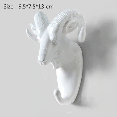 Decorative Animal Head Wall Hook - Starhauz.com