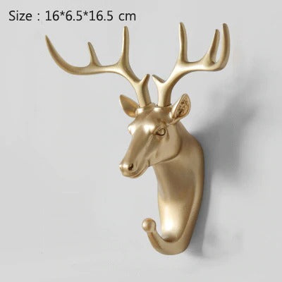 Decorative Animal Head Wall Hook - Starhauz.com