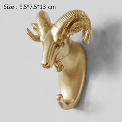 Decorative Animal Head Wall Hook - Starhauz.com