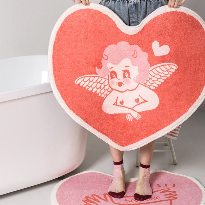 Retro Love Shape Area Rugs - Starhauz.com