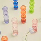 Retro Glass Spherical Colorful Vase - Starhauz.com