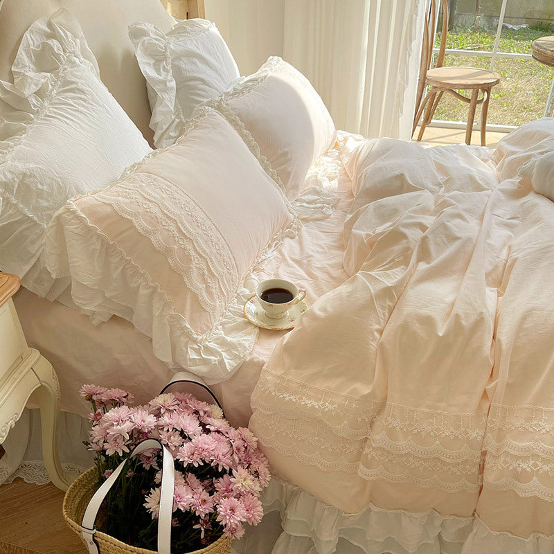 Princesscore Pink Lace Bedding Set - Bedding