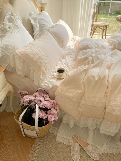 Princesscore Pink Lace Bedding Set - Starhauz.com