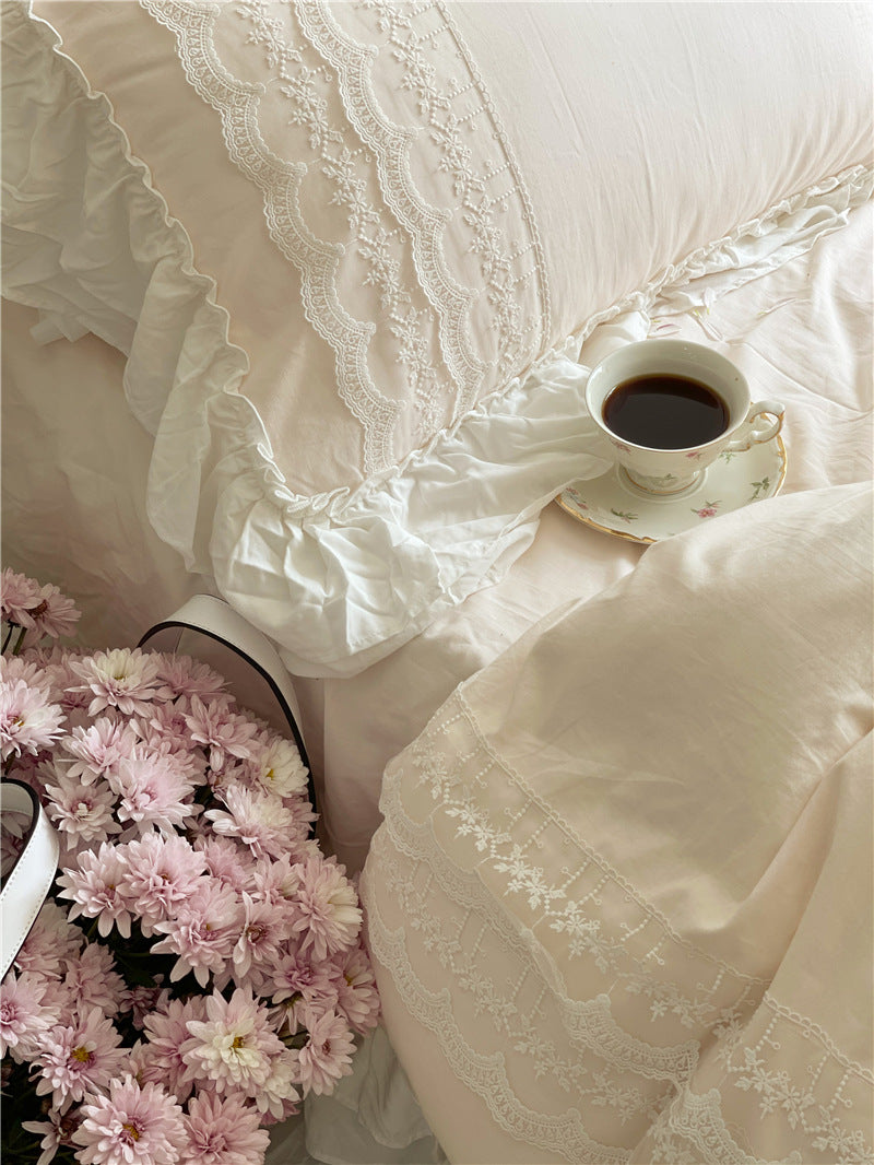 Princesscore Pink Lace Bedding Set - Starhauz.com