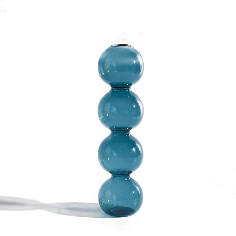 Retro Glass Spherical Colorful Vase - Starhauz.com