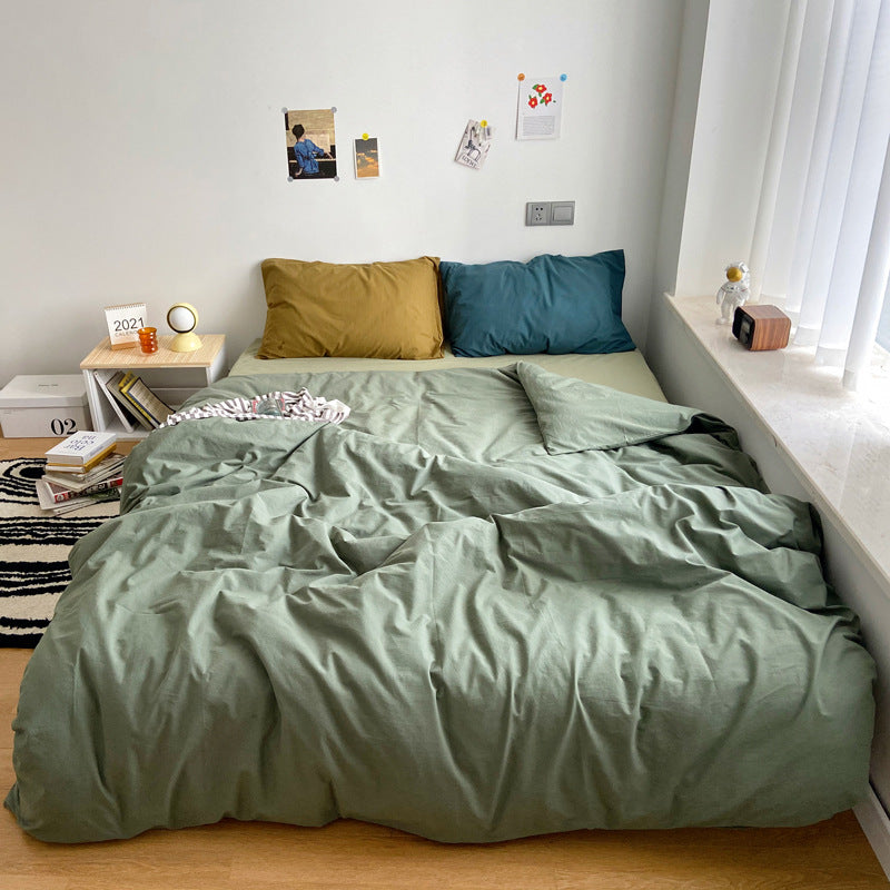Earthy Color Combo Bedsheet Set - Starhauz.com
