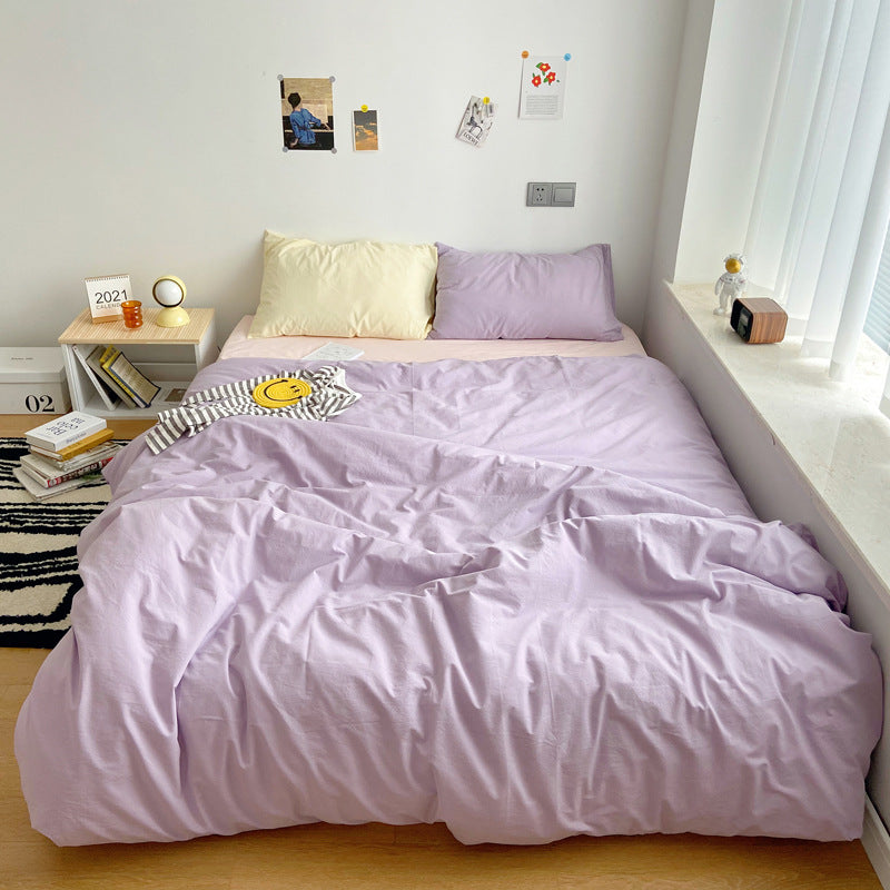 Aesthetic Pastel Color Combo Bedsheet Set - Starhauz.com