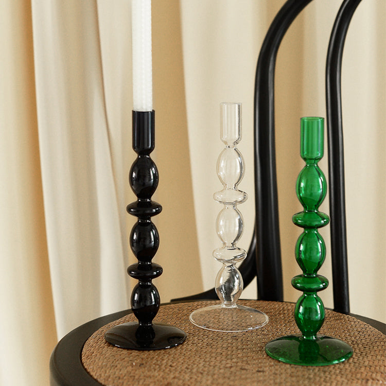 Danish Pastel Colorful Layered Candle Stick - Starhauz.com
