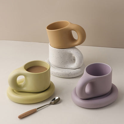 Nordic Minimalist Ceramic Plump Mug - Starhauz.com