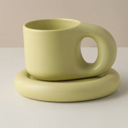 Nordic Minimalist Ceramic Plump Mug - Starhauz.com